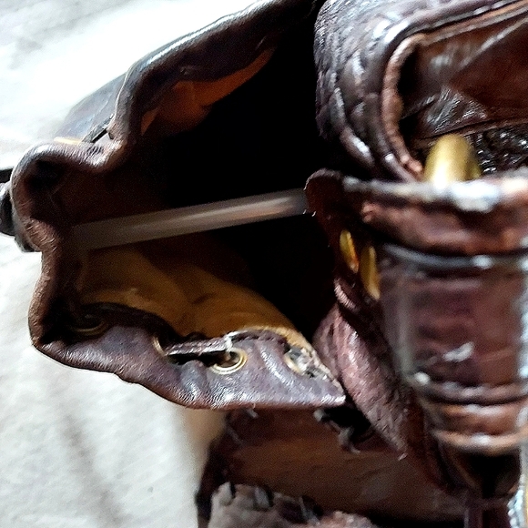 KOOBA BROWN LEATHER SHOULDER BAG - Picture 14 of 14